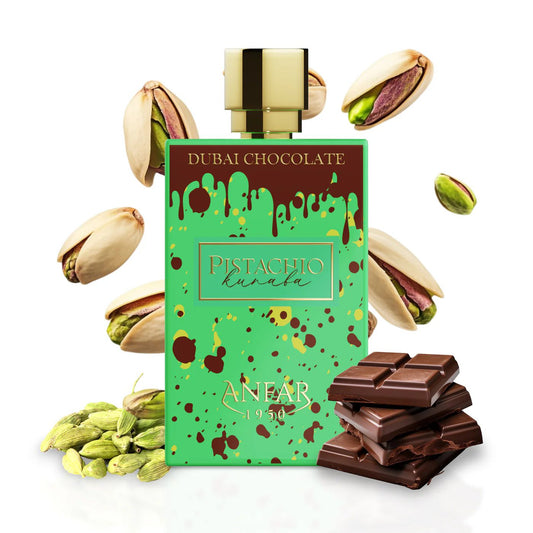 Pistachio Kunafa Dubai Chocolate by Anfar London 80ml Extrait de Parfum Unisex